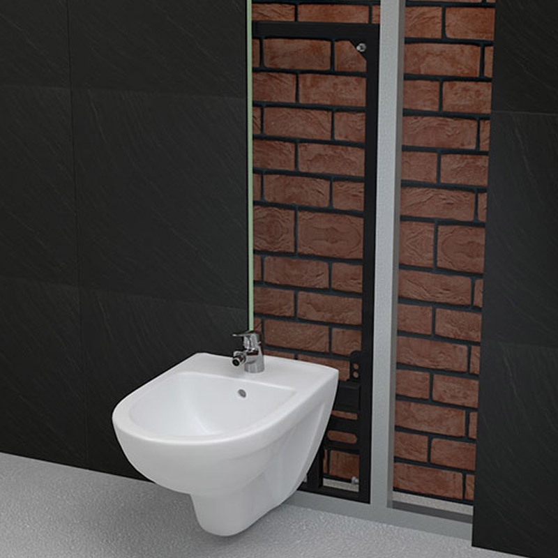 Rama de montaj Alcaplast, pentru bideu suspendat, set de fixare inclus, h85 cm